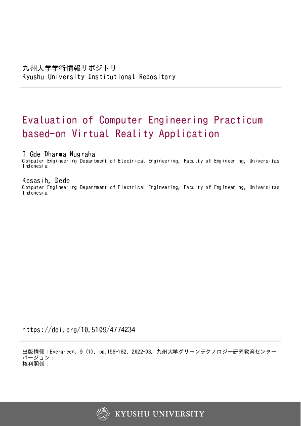 (PDF) Evaluation of Computer Engineering Practicum based-on Virtual ...