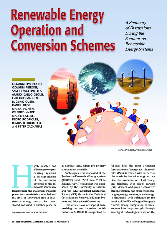 (PDF) Renewable Energy Operation and Conversion Schemes: A Summary of ...