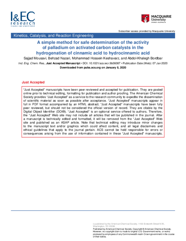 (PDF) A Simple Method for Safe Determination of the Activity of ...