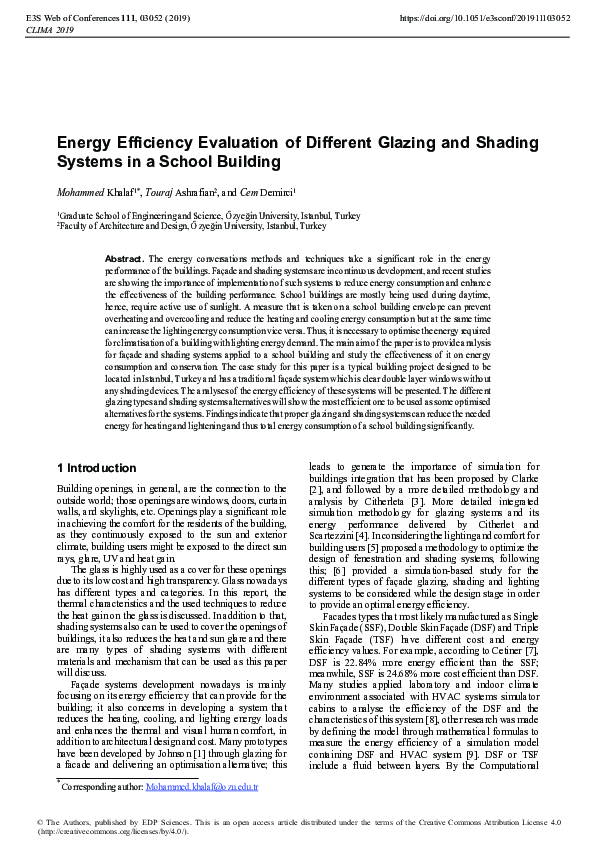 Energy Efficient Shading Materials Development photo