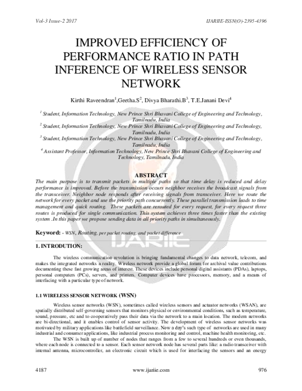 (PDF) Improved Efficiency of Performance Ratio in Path Inference of ...