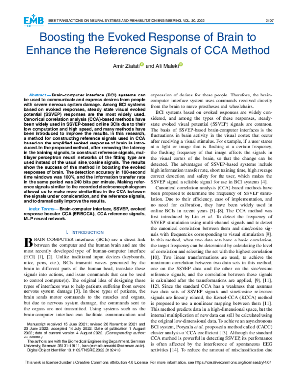 (PDF) Boosting the Evoked Response of Brain to Enhance the Reference ...