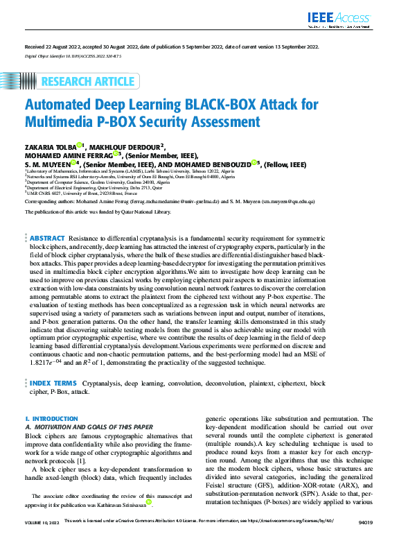 (PDF) Automated Deep Learning BLACK-BOX Attack for Multimedia P-BOX ...