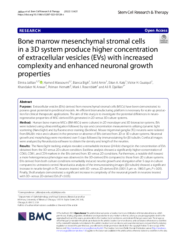 (PDF) Bone marrow mesenchymal stromal cells in a 3D system produce ...