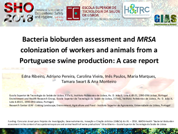 (PDF) Bacteria bioburden assessment and MRSA colonization of workers ...