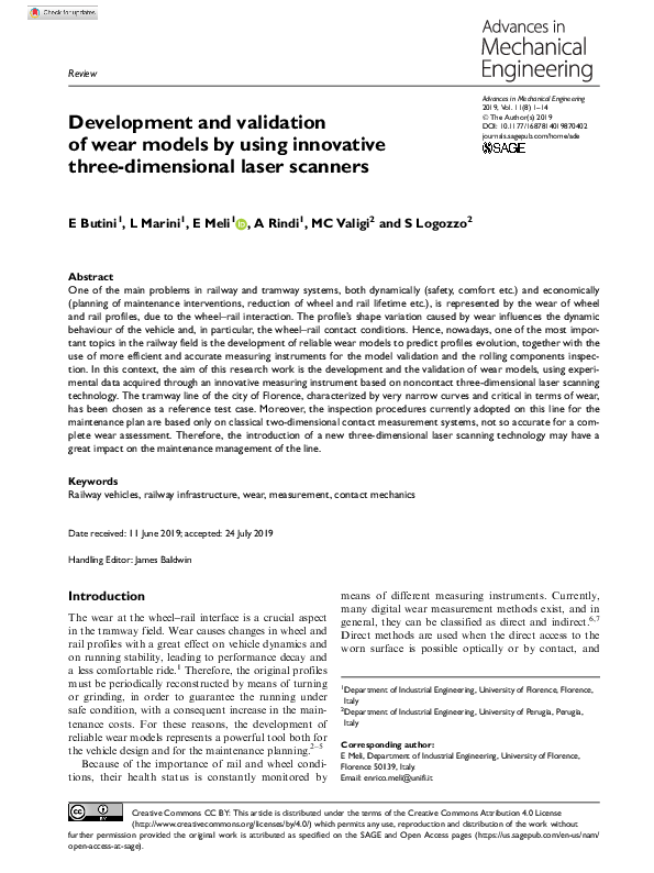 (PDF) Development and validation of wear models by using innovative ...
