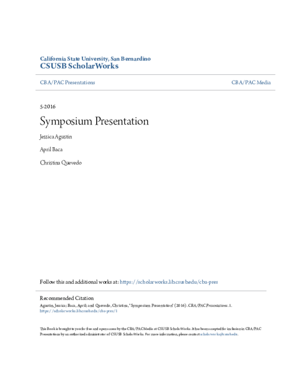 (PDF) Symposium Presentation