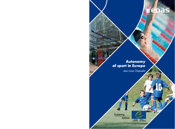 (PDF) The Autonomy of Sport in Europe