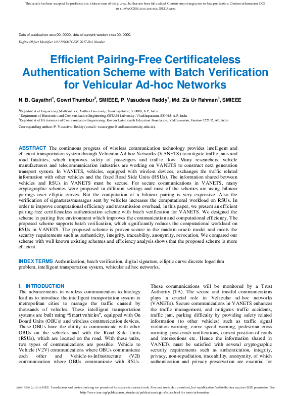 (PDF) An Efficient Pairing-Free Certificateless Authenticated Two-Party ...