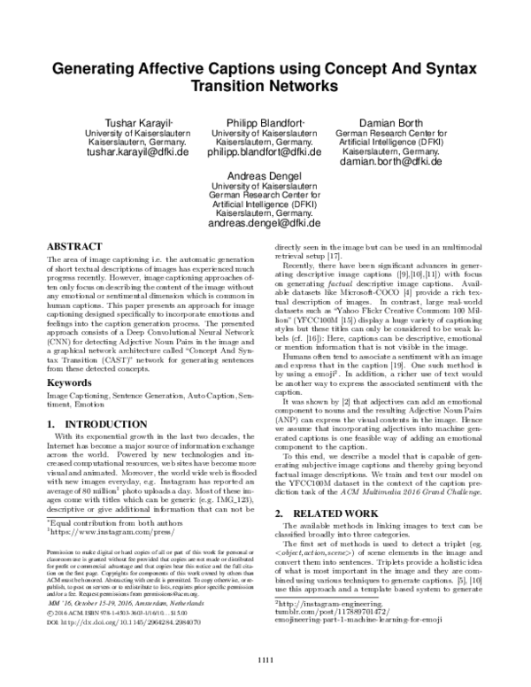(PDF) Generating Affective Captions using Concept And Syntax Transition ...
