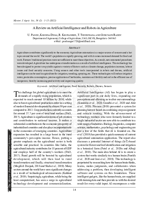 ARTIFICIAL INTELLIGENCE IN PRECISION AGRICULTURE A REVIEW visual data 4