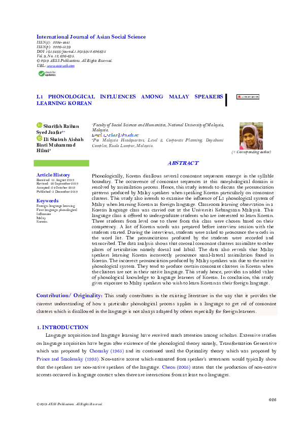 (PDF) The Role of Awareness in L2 Learning : Evidence From Chinese ...