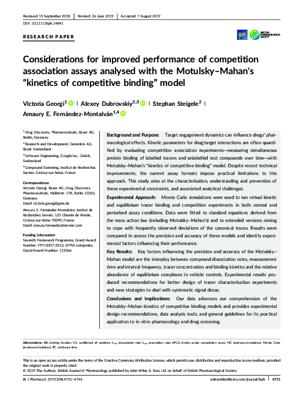 (PDF) Considerations for improved performance of competition ...