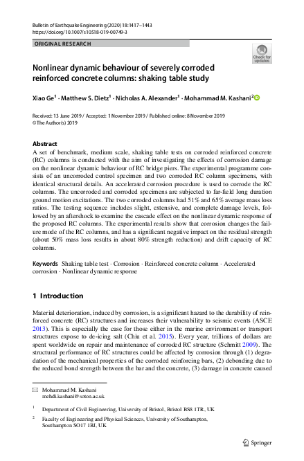 (PDF) Evaluation of the displacement ductility for the seismic design ...