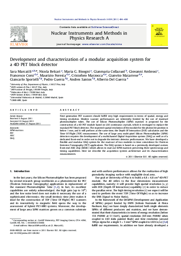 (PDF) Development and characterization of a modular acquisition system ...