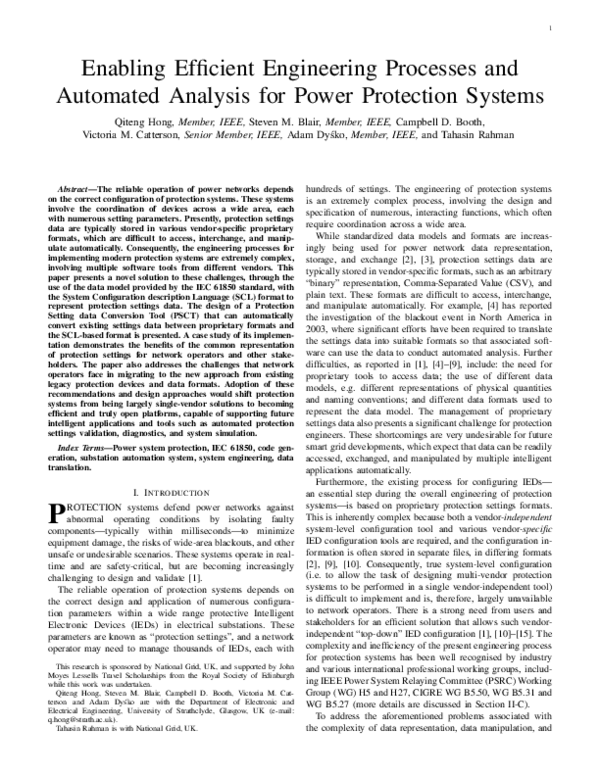 (PDF) Enabling Efficient Engineering Processes and Automated Analysis ...