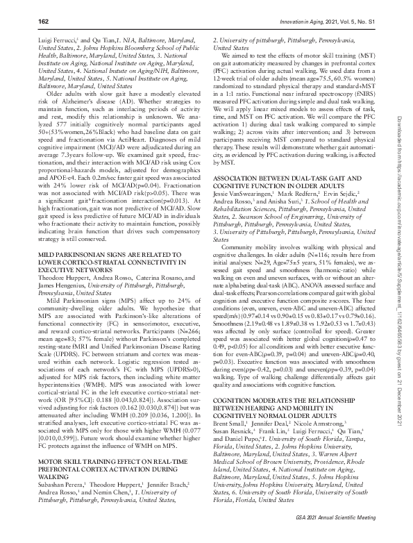 (PDF) Association Between Dual-Task Gait and Cognitive Function in ...