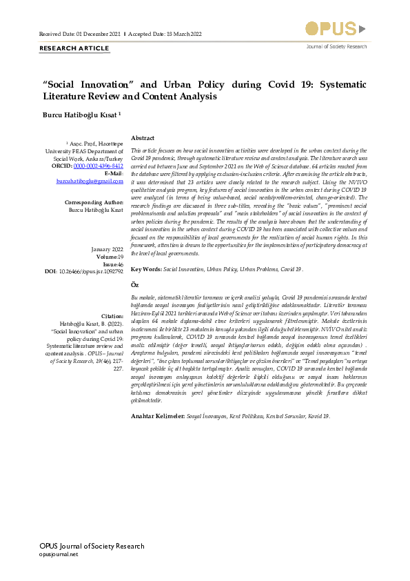 pdf-social-innovation-and-urban-policy-during-covid-19-systematic