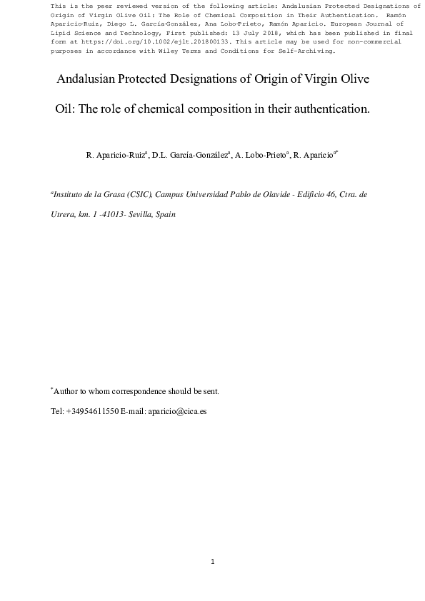 (PDF) Andalusian Protected Designations of Origin of Virgin Olive Oil ...