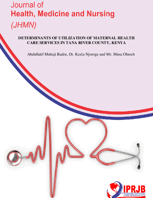 (PDF) Determinants of Utilization of Maternal Health Care Services in ...
