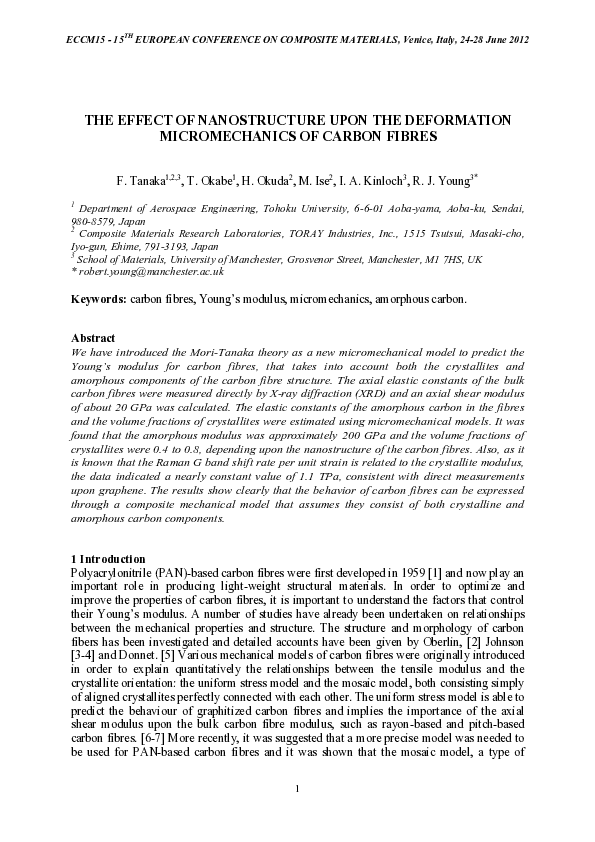 (PDF) The effect of nanostructure upon the deformation micromechanics ...