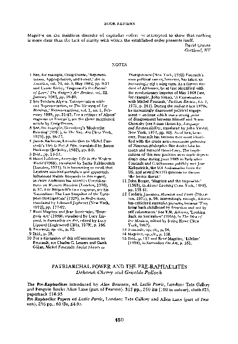 (PDF) Patriarchal Power and the Pre-Raphaelites