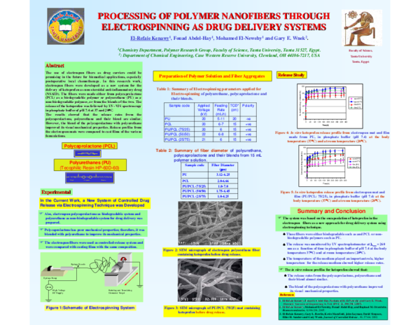 (PDF) Processing of polymer nanofibers through electrospinning as drug ...