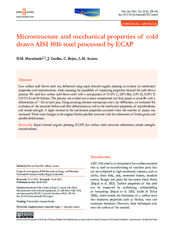 (PDF) Microstructure and Mechanical Properties of Cast Ti25Nb3Mo3Zr2Sn ...