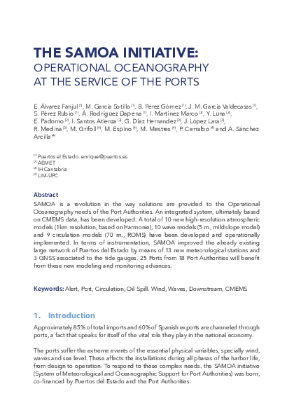 (PDF) New Frontiers in Operational Oceanography