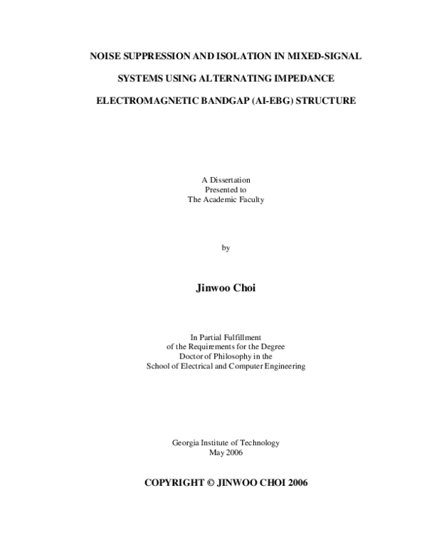 (PDF) Noise suppression and isolation in mixed-signal systems using ...