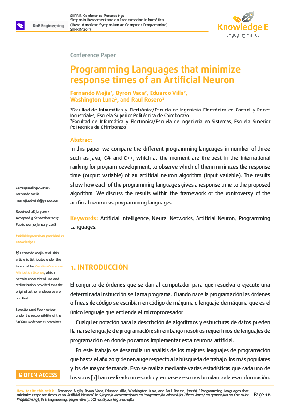 (PDF) Programming Languages that minimize response times of an ...