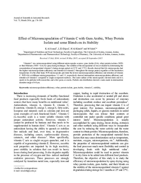 (PDF) Effect of microencapsulation of cardamom’s essential oil in gum ...