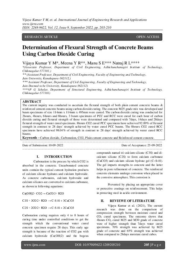 (PDF) Determination of Flexural Strength of Concrete Beams Using Carbon ...
