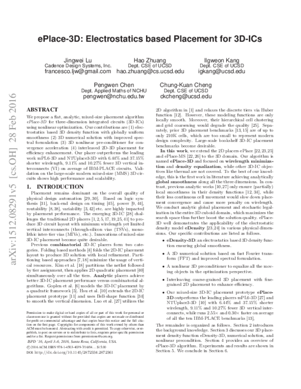 (PDF) ePlace-3D