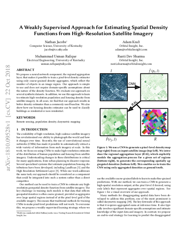 (PDF) A weakly supervised approach for estimating spatial density ...