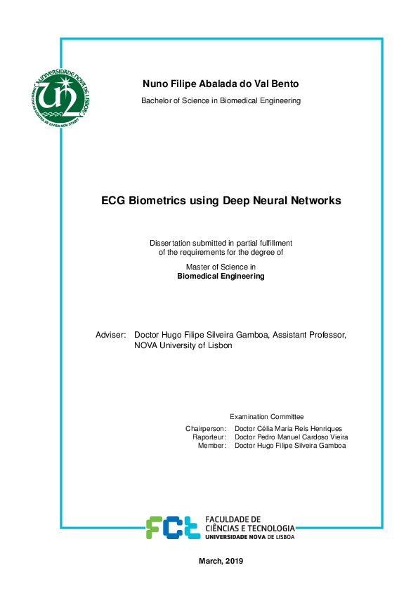 (PDF) ECG Biometrics using Deep Neural Networks
