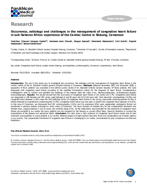 (PDF) Occurrence, aetiology and challenges in the management of ...