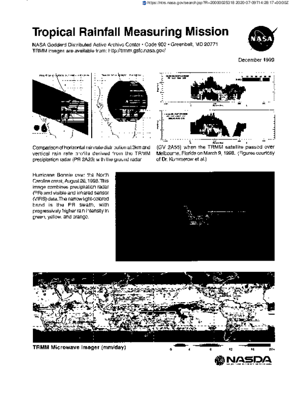 (PDF) The Tropical Rainfall Measuring Mission