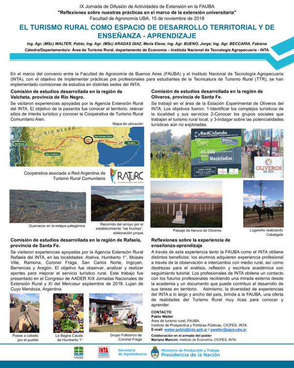 (PDF) El turismo rural como espacio de desarrollo territorial y de ...