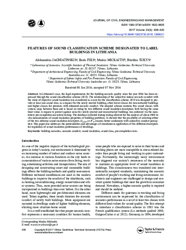 (PDF) Features of sound classification scheme designated to label ...