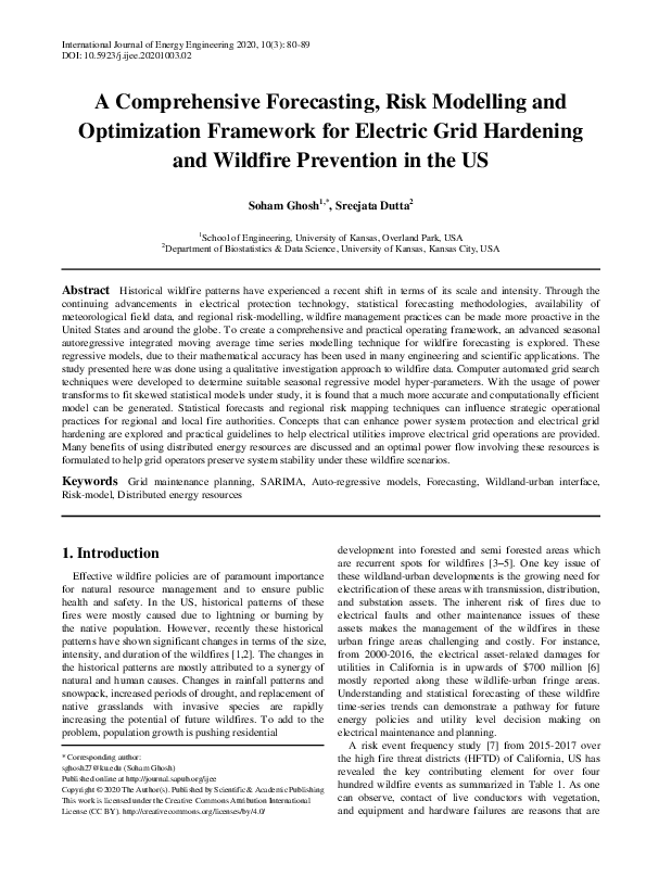 (PDF) A Comprehensive Forecasting, Risk Modelling and Optimization