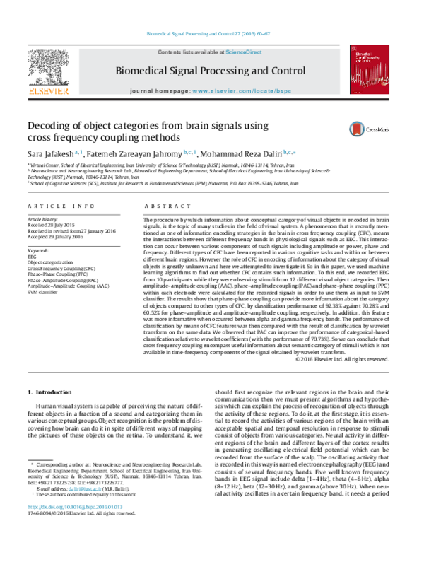 (PDF) Decoding of object categories from brain signals using cross ...