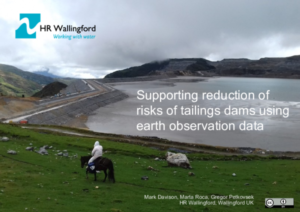(PPT) Supporting reduction of risks of tailings dams using earth ...
