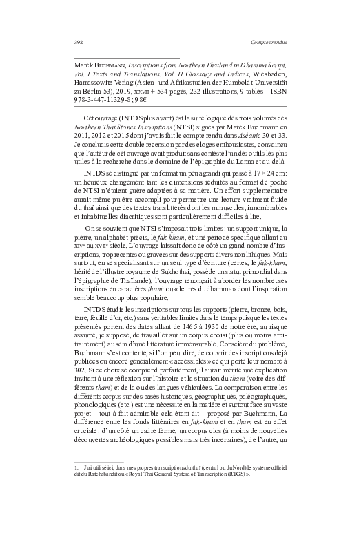 (PDF) Compte rendu de : Marek Buchmann, Inscriptions from Northern ...