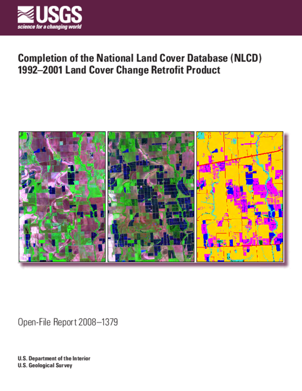 (PDF) Completion of the National Land Cover Database (NLCD) 19922001