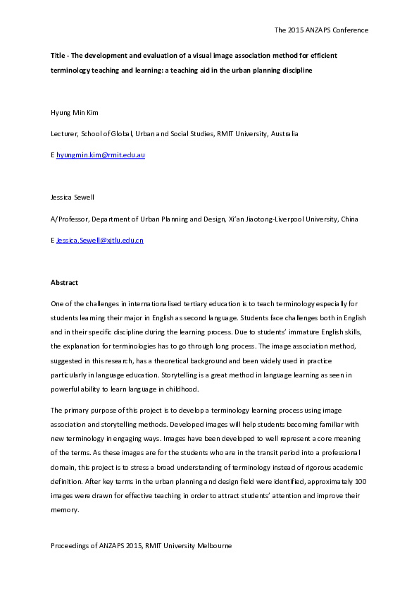 (PDF) Title - The development and evaluation of a visual image ...