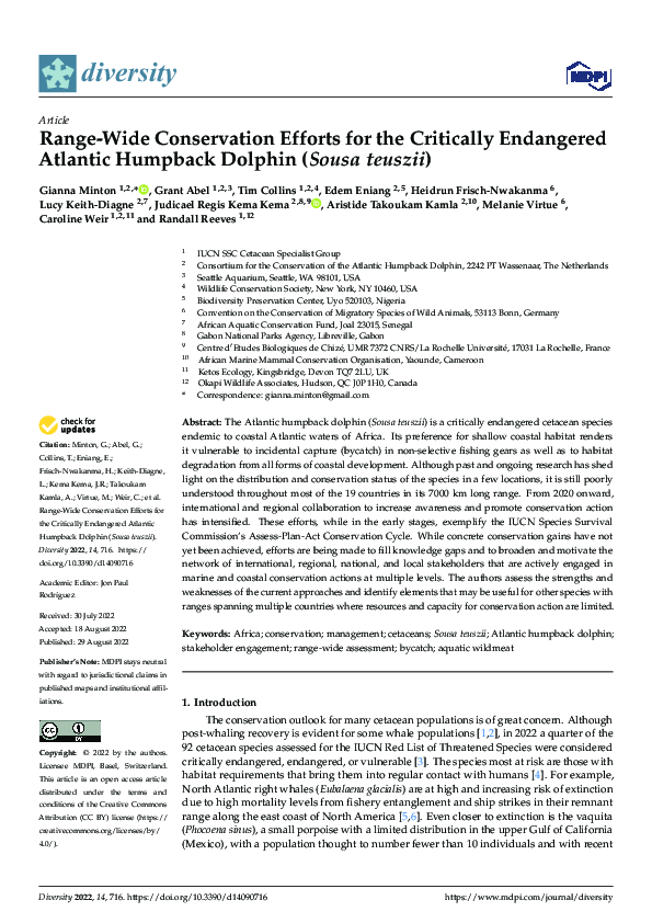 (PDF) Range-Wide Conservation Efforts for the Critically Endangered ...