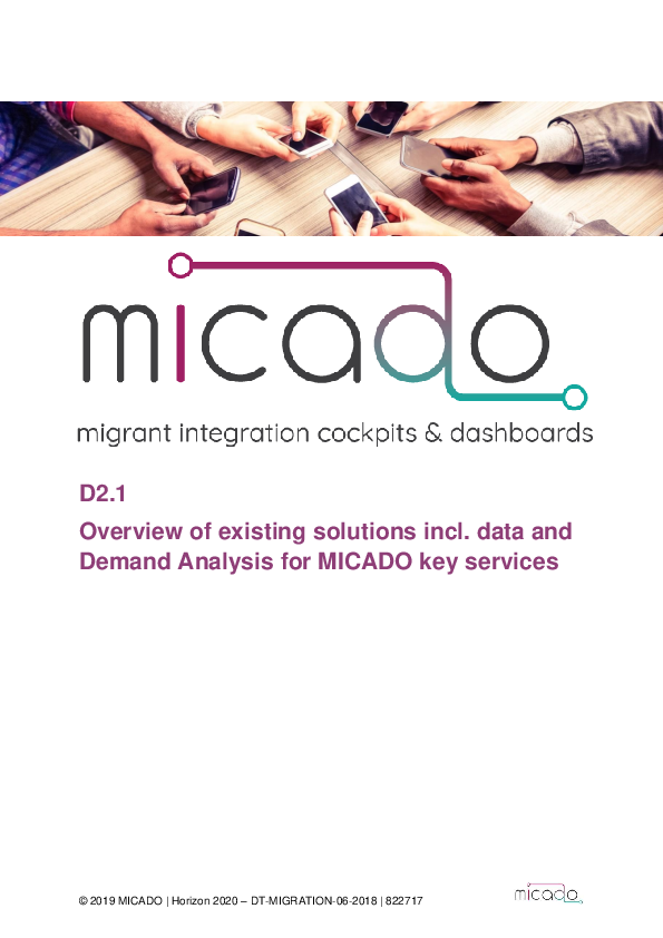 (PDF) Overview of existing solutions incl. data and Demand Analysis for ...