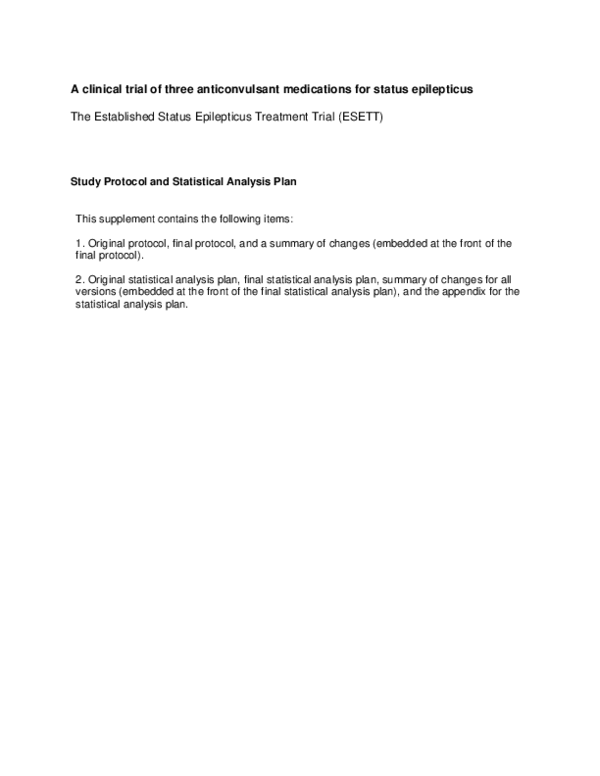 (PDF) ESETT Study Protocol: A multicenter, randomized, blinded ...