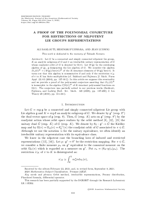 (PDF) A proof of the polynomial conjecture for restrictions of ...